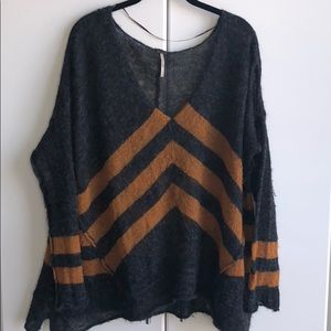 Free People Oversized Knit Sweater